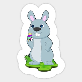 Rabbit Popsicle Sticker